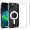 Image de Evetane Coque Anti-Choc Compatible avec Magsafe pour iPhone 13 Pro Transparente + 2 vitres