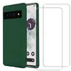 Image de Evetane Coque pour Pixel 7 Antichoc Vert + 2 vitres