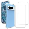 Image de Evetane Coque pour Pixel 8 Pro Antichoc Transparente + 2 vitres