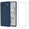 Image de Evetane Coque pour Pixel 6a Antichoc Bleu + 2 vitres