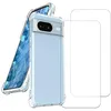 Image de Evetane Coque pour Pixel 8 Antichoc Transparente + 2 vitres