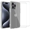Image de Evetane Coque pour iPhone 16 Pro Max Antichoc Transparente + 2 vitres