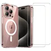 Image de Evetane Coque Anti-Choc Compatible avec Magsafe pour iPhone 16 Pro Transparente + 2 vitres