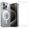 Image de Evetane Coque Anti-Choc Compatible avec Magsafe pour iPhone 16 Pro Max Transparente + 2 vitres