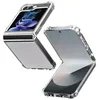 Image de Evetane Coque Samsung Galaxy Z Flip 6 Anti-Chocs avec Bords Renforces en Silicone Transparente