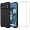 Image de Evetane Coque pour Pixel 8 Pro Antichoc Noir + 2 vitres