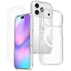 Image de Evetane Coque Anti-Choc Compatible avec Magsafe pour iPhone 17 Pro Transparente + 2 vitres