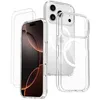 Image de Evetane Coque Anti-Choc Compatible avec Magsafe pour iPhone 17 Pro Max Transparente + 2 vitres
