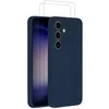 Image de Evetane Coque pour Galaxy S24 Antichoc Bleu + 2 vitres