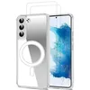 Image de Evetane Coque Anti-Choc Magnétique Compatible avec Magsafe pour Galaxy S22 5g Transparente + 2 vitres