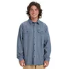 Image de Quiksilver Salt Lake Waffle - Chemise Manches Longues - Homme - S - Bleu