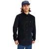 Image de Quiksilver Smoke Trail Cord - Chemise Manches Longues - Homme - S - Noir