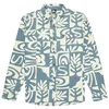 Image de Quiksilver Motherfly Printed - Chemise Manches Longues - Homme - S - Bleu