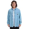 Image de Quiksilver Bozeman Denim - Chemise Manches Longues en Denim - Homme - XXL - Bleu