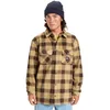 Image de Quiksilver Bering Strait Check - Chemise à Carreaux à Manches Longues - Homme - M - Beige