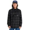 Image de Quiksilver Bering Strait Check - Chemise à Carreaux à Manches Longues - Homme - S - Noir