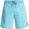 Image de QUIKSILVER Short de plage homme Surfsilk Scallop 18 bleu clair | 31