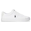 Image de Polo Ralph Lauren pour homme. 816893734003 Chaussures RLite Court blanc (41), Cuir, Plat, Lacets, Casuel