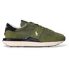Image de Polo Ralph Lauren pour homme. 809965081001 Baskets en cuir Train 89 vert (38), Plat, Lacets, Casuel, Sport