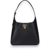 Image de Lauren Ralph Lauren pour femme. 431956790002 Sac à bandoulière Tanner grand en cuir noir (OSFA), Casuel