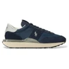 Image de Polo Ralph Lauren pour homme. 809965081002 Train 89 chaussures oxford en daim marine (41), Cuir, Plat, Lacets, Sport