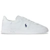 Image de Polo Ralph Lauren pour homme. 809971288001 Aera Leather Sneakers white (40), Cuir, Blanc, Plat, Lacets, Casuel