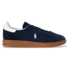 Image de Polo Ralph Lauren pour homme. 809978008001 Baskets Bedford en daim bleu marine (45), Plat, Cuir, Lacets, Casuel