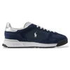 Image de Polo Ralph Lauren pour homme. 809974041003 Baskets Varick en daim et oxford mairno (43), Cuir, Plat, Lacets, Casuel, Marine