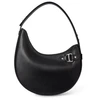 Image de Lauren Ralph Lauren pour femme. 431980156002 Grand sac à bandoulière Tasha en cuir noir (OSFA), Casuel