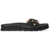Image de Lauren Ralph Lauren pour femme. 802982883002 Tasha Flip Flop Leather Sandals noir (36), Cuir, Plat, Aucun, Casuel