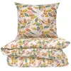 Image de Parure de lit 140x200 cm Rose Clair Imprimé Percale de Coton Housse de Couette + 1 Taie d'Oreiller 65x65 cm Katia TEX HOME