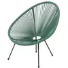 Image de Fauteuil de Jardin en Fibre tréssée Acapulco Vert HYBA