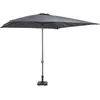 Image de Parasol Droit avec Manivelle 3m Gris Murano HYBA