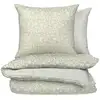 Image de Parure de lit 240x220 cm Turquoise 100% Coton Housse de Couette + 2 Taies d'Oreiller 65x65 cm TEX HOME