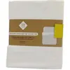 Image de Parue de lit 200x200 cm Blanc 100% Coton Bio Housse de couette + 2 taies d'oreiller 65x65 cm TEX HOME