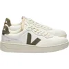 Image de Veja Femme V-90 Chaussures, White-Kaki, 38