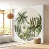 Image de Lumalea - Papier peint rond/cercle Forêt Tropicale - Papier Standard 170gr Lessivable - Diamètre 260 cm