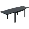 Image de Table de jardin aluminium extensible 135-270cm gris Sydney HYBA