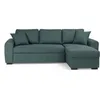 Image de Canapé dangle convertible réversible 4 places - Tissu Vert - L 244 x P 151 x H 90 - HAMILTON - Fabriqué en Ukraine