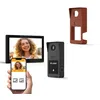 Image de Extel Digital Connect - Visiophone Filaire Connecté WiFi (2.4/5GHz) - Écran Tactile 7" - Caméra 2K - Lecteur d'Empreintes Digitales & QR Code - Finition Terracotta - Polarity Protect - Orange/Rouge