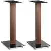 Image de Triangle   Supports d'Enceintes S05 pour Enceintes Bibliothèques Hi-FI - Hauteur 640 mm - Pieds Lestables - Compatibilité Universelle - Bois Foncé (Paire)