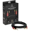 Image de Triangle   Câbles Enceintes Prémontés avec Fiches Bananes 2x2,5m Black Serie   Cuivre OFC 99,99% Pur   Qualité Audiophile   Compatible Amplificateur & Enceintes Passives (Paire)