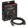 Image de Triangle   Câbles Enceintes Prémontés avec Fiches Banane RED Serie 2x5m - Cuivre OFC 99,99% pur   Qualité Audiophile   Compatible Amplificateur & Enceintes Passives (Paire)