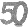 Image de SANTEX 4752-50, Chiffre Anniversaire vertical déco, 50 ans Argent