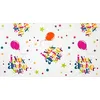 Image de Santex 4811-99 Nappe Festif Imprimé Joyeux Anniversaire Tissu Multicolore 21 x 39,5 x 1 cm