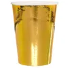 Image de 10 Gobelets en carton métallisé or 25 cl - Doré - Taille Unique