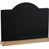 Image de Ardoise noire avec support bois 19,9 x 15 cm menu mariage - Noir - Taille Unique