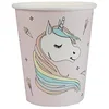 Image de 10 Gobelets Carton Licorne 7,8 x 9,7 cm - Multicolore - Taille Unique