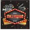Image de 20 Serviettes papier Hollywood 33 x 33 cm - Noir - Taille Unique