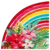 Image de 20 Serviettes papier Aloha 33 cm - Multicolore - Taille Unique